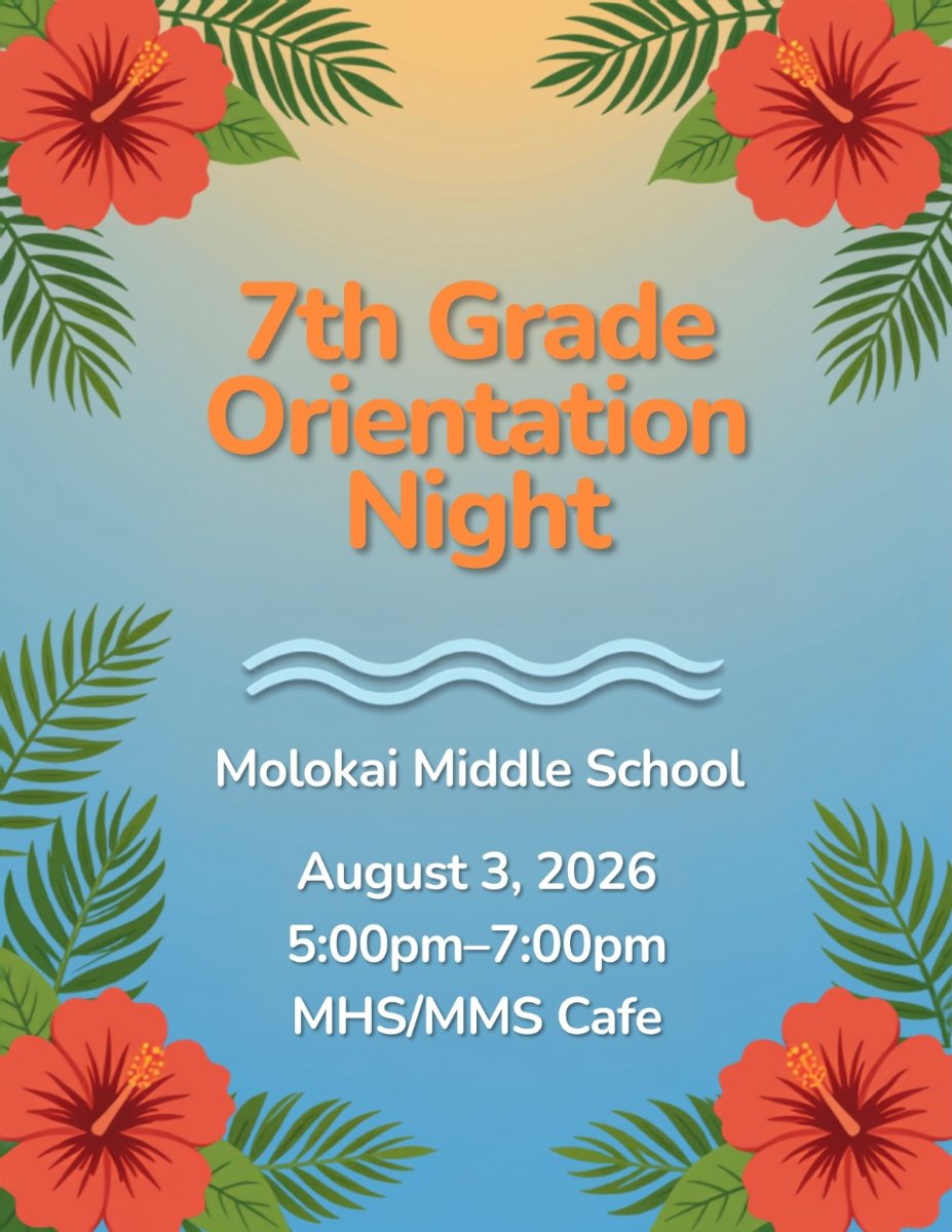 7th Grade parent orientation night